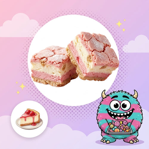 Erdbeer-Cheesecake – Gefriergetrocknete Cheesecake-Bites