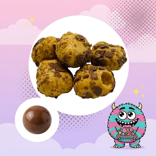 Halal Toffie-Puffs – Gefriergetrocknete Schoko-Toffees