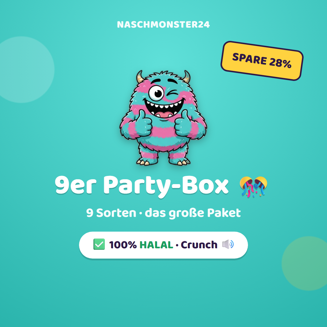 Naschbox 9er – Die große Party-Box