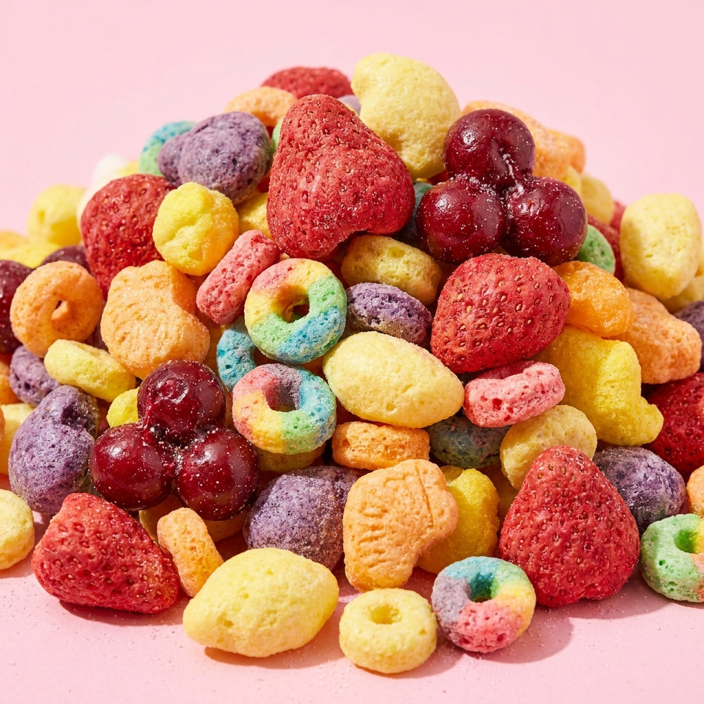 Gefriergetrocknete fruchtige Halal-Süßigkeiten - Frucht-Mix-Box